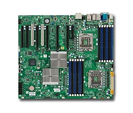 Supermicro MBD-X8DTG-QF Dual LGA 1366 6 SATA Ports via ICH10R Dual GbE LAN Ports Integrated Matrox G200eW Graphics Realtek ALC883 Audio IPMI 2.0 Full Warranty