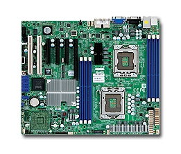 Supermicro MBD-X8DTL-i Dual Socket LGA 1366 6 SATA Ports Dual Port GbE LAN Integrated Matrox G200eW Graphics Full Warranty