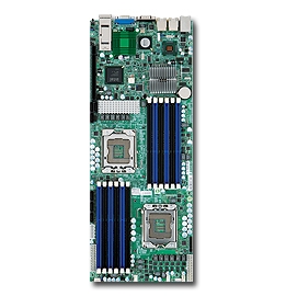 Supermicro MBD-X8DTT-IBQF Dual LGA 1366 6 SATA Ports via ICH10R Dual GbE LAN Ports Mellanox ConnectX-2 QDR Infiniband 40Gbps Controller w/QSFP connector  Integrated Matrox G200eW Graphics IPMI 2.0 Full Warranty