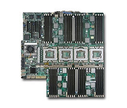 Supermicro MBD-X8QB6-F Quad LGA1567 Sockets Dual-Port GbE Controller SATA2 and SAS Controller raid 50,60 available Integrated IPMI 2.0 with Dedicated Lan Integrated Matrox Graphics Full Warranty