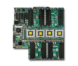 Supermicro MBD-X8QB6-LF Quad LGA1567 Sockets Dual-Port GbE Controller SATA2 and SAS Controller Integrated IPMI 2.0 with Dedicated Lan Integrated Matrox Graphics Full Warranty