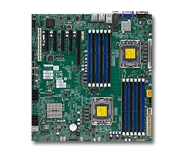 Supermicro MBD-X9DBi-TPF Dual Socket B2(LGA 1356) 10 SATA Ports 10G SFP Single Port Dual i210 GbE LAN IPMI 2.0 Full Warranty