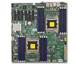 Supermicro MBD-X9DRD-EF Dual Socket R(LGA 2011) 6 SATA Ports Dual Port GbE LAN IPMI 2.0 Full Warranty
