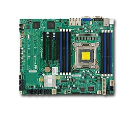 Supermicro MBD-X9SRI-3F MotherBoard UP Xeon E5-2600 LGA2011 DDR3 SATA3/SAS RAID GbE PCIe ATX MBD-X9SRH-7F-B Bulk Full Warranty
