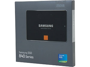 SAMSUNG 840 Series MZ-7TD250BW 2.5" 250GB SATA III Internal Solid State Drive (SSD) Full Warranty