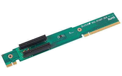Supermicro RSC-R1UEP-2E8 Standard PCI LHS Passive Riser Card 1-year warranty