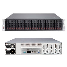 Supermicro SSG-2027R-AR24 2U Server,Dual E5-2600,24x2.5" bays,920W Redundant Power Supplies