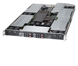 Supermicro SuperServer SYS-1027GR-TQF-FM475 1U Xeon E5-2600 LGA2011 4xGPU DDR3 4x2.5in SATA3 Hot-Swap 1800W