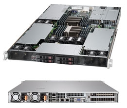 Supermicro 1U Server SYS-1027GR-TR2 Dual socket R LGA 2011 for Intel Xeon processor E5-2600 IPMI 2.0 with KVM and Dedicated LAN  Intel Intel i350-AM2 Dual port GbE LAN 4x Hot-swap 2.5" SATA3 Drive Bays 1600W Redundant Power Supplies Full Warranty