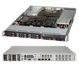 Supermicro SuperServer SYS-1027R-WRF4+ Dual LGA2011 700W/750W Redundant PSU 1U Rackmount Server Barebone System (Black)