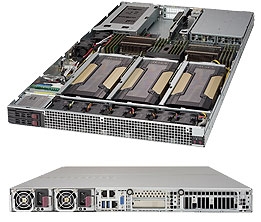 Supermicro 1028GQ-TR GPU SuperServer, 1U Rackmount, Dual socket R3 (LGA 2011)