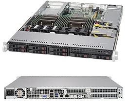 Supermicro SYS-1028R-TDW SuperServer (Black) Full Warranty