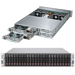 Supermicro Superserver SYS-2027PR-HC0RF 2U TwinPro barebone server  X9DRT-PIBF motherboard included