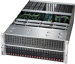 Supermicro 1U Server SYS-4027GR-TRT
 Dual socket R LGA 2011 for Intel Xeon processor E5-2600 IPMI 2.0 with KVM and Dedicated LAN  Intel Intel i350-AM2 Dual port GbE LAN 4x Hot-swap 2.5" SATA3 Drive Bays 1600W Redundant Power Supplies Full Warranty