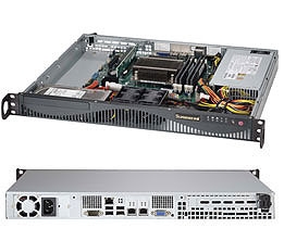 Supermicro 1U SuperServer SYS-5018D-MF Single socket H3 LGA 1150 Intel C222 Express PCH  2x Internal 3.5" SATA3/2 HDD bays Dual Gigabit Ethernet LAN ports  IPMI 2.0 on Dedicated LAN port 350W Gold Level Power Supply Full Warranty