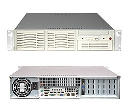 Supermicro 1U Server SYS-5025M-I
 Dual socket R LGA 2011 for Intel Xeon processor E5-2600 IPMI 2.0 with KVM and Dedicated LAN  Intel Intel i350-AM2 Dual port GbE LAN 4x Hot-swap 2.5" SATA3 Drive Bays 1600W Redundant Power Supplies Full Warranty