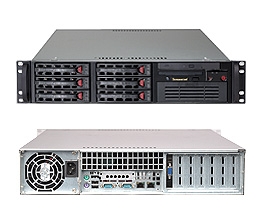 Supermicro 1U Server SYS-5026T-3FB
 Dual socket R LGA 2011 for Intel Xeon processor E5-2600 IPMI 2.0 with KVM and Dedicated LAN  Intel Intel i350-AM2 Dual port GbE LAN 4x Hot-swap 2.5" SATA3 Drive Bays 1600W Redundant Power Supplies Full Warranty