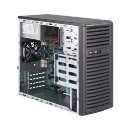 Supermicro Mid-Tower SuperServer  SYS-5037C-i Single socket H2 (LGA 1155) supports Intel Xeon E3-1200 & v2 series Intel 82579LM and 82574L,2x GbE LAN Ports 300W High-efficiency Power Supply Full Warranty