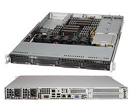 Supermicro SYS-6018R-WTRT SuperServer (Black) Full Warranty