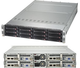 Supermicro SYS-6029TP-HC0R SuperServer/ TwinPro Server/ Hot-Pluggable Systems/ 2U Rackmount/ Dual LGA3647/ X11DPT-PS Motherboard/ Flexible Networking support via SIOM/ Dedicated IPMI 2.0 LAN/ 2200W Redundant Power Supplies/ Titanium Level