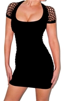 black_net_body_con_seamless_dress