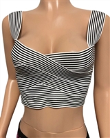 sexy_striped_bandage_crop_top