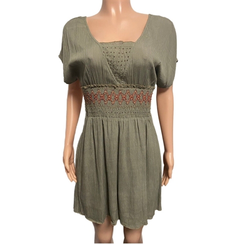 green_boho_smocked_embroidered_dress