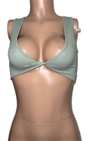 sexy_green_twist_crop_top