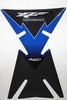 Yamaha YZF CARBON FIBER Look Tank Pad - Blue