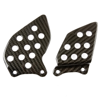 2003-2011 Honda CBR600RR Carbon Dynamics Carbon Fiber Heel Guards