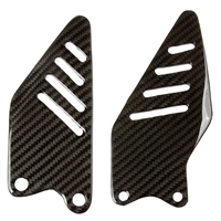 2009-2012 Kawasaki ZX6R Carbon Dynamics Carbon Fiber Heel Guards