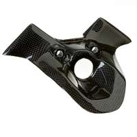 Ducati 848/1098/1198 Carbon Dynamics Carbon Fiber Key Ignition Lock Cover / Guard