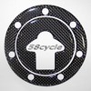 Kawasaki ZX6R, ZX7R, ZX1100R (pre-99 models only) Carbon Fiber Gas Cap Cover