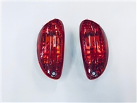 2005-2016 Suzuki GSXR1000 Clear Alternatives Front Red Turn Signal Lenses (CTS-0050-R)