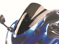 2005-2006 Kawasaki ZX6R 636 / ZX6RR Hotbodies Racing Grand Prix - Dual Radius/Double Bubble Windshield / Windscreen (K056R-WSS-SMK) - Dark Smoke