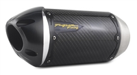 2022-2024 Yamaha R7 / MT-07 Two Brothers Racing Full Exhaust System - S1R  - Carbon Fiber Canister (005-5420105-S1)