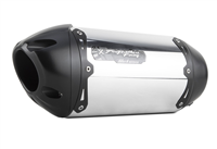 2022-2024 Yamaha R7 / MT-07 / XSR700 Two Brothers Racing Full Exhaust System - S1R - BLACK Series - Aluminum Canister (005-5420106-S1B)