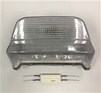 Clear Alternatives 1999-2000 Kawasaki ZRX 1100 Clear Rear Brake Tail Light with Integrated Signals (CTL-0034-IT)