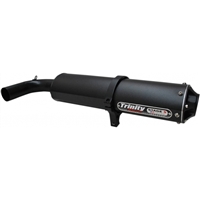 2016-2024 Yamaha YXZ1000R Trinity Racing Stage 5 Slip On Exhaust System - Cerakote Black (TR-4158S-CB)