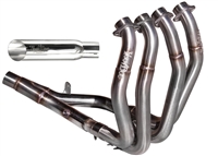 Voodoo Exhaust Shorty Full System with Polished Muffler - 2022-2024 Suzuki Hayabusa GSX1300R (VEFSBUSAM2P)