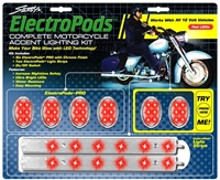 Street FX Electropods Kit - Chrome with LED (Yellow, Red, or White)