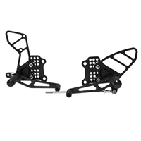 2008-2014 Kawasaki Ninja 250R Vortex (V2 Version) RearSets - Black (RS424K)