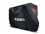 Suzuki Sport Bike Black Motorcycle Cover with Suzuki Logo