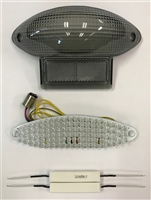 Clear Alternatives 1999-2007 Suzuki GSX 1300R Hayabusa Smoke Tail Light Lens and LED Board with Integrated Signals - Original (CTL-0018-IT-S)