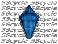 2007-2008 Yamaha R1 / 2015-2016 TMAX 500 Clear Alternatives Tail Light with Integrated Signals - BLUE (CTL-0105-IT-B)