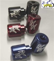 Honda Anodized Flush Mount BAR ENDS - RR Logo Engraved