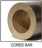 C93200| Cored Bar 5/8"I.D. x 1-1/4"O.D. x 26"Long