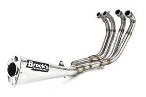 99-23 Hayabusa Brocks Performance Polished Alien Head Hayabusa 4-2-1 Exhaust System