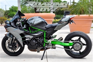 2015 Kawasaki Ninja H2 for sale with custom swingarm full exhaust flashed ecu