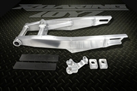 2011-2015 ZX10R Custom Aluminum Extended Swingarm 2012 11 12 13 Performance Stretched Swingarms Drag Race Racing Show Roaring Toyz Billet Black Powdercoat Chrome Polished Aftermarket ZX10 ZX-10 ZX10R Zed 1000 Adjustable 2014